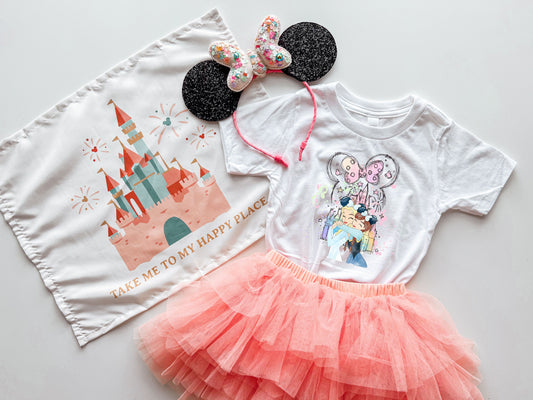 'Winter Sisters' White T-Shirt: Kids and Adult Sizes