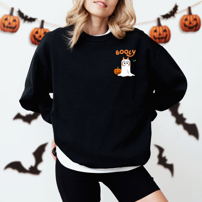 HALLOWEEN 2024: Booey Black Adult Sweatshirt