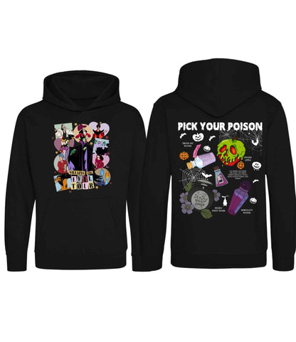 The Evil Tour / Pick Your Poison Villains Hoodie: Double Sided Print