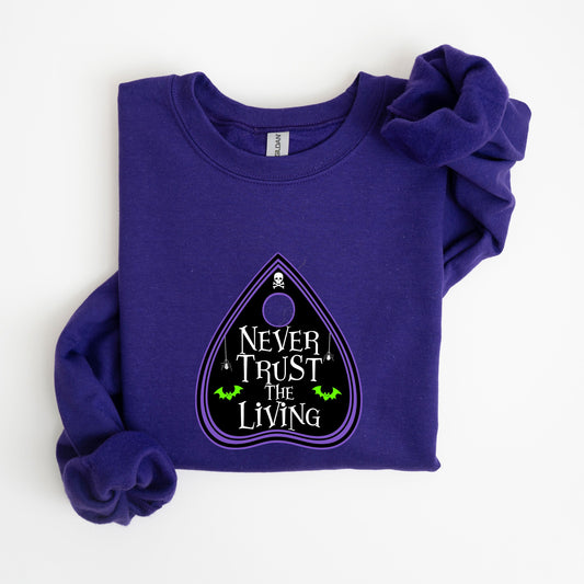Beetlejuice 'Never Trust the Living' Adult Sweatshirt