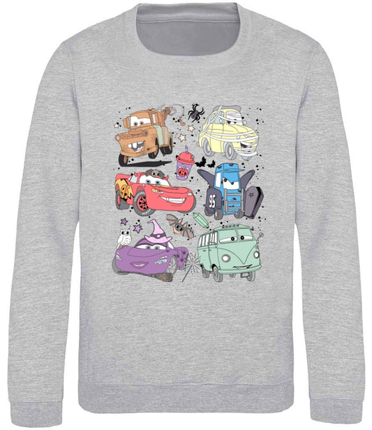 Creepy Cars Halloween Jumper: Kids