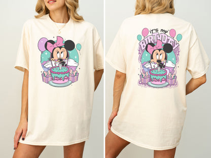 'It's My Birthday' Minnie Mouse T-Shirt: Adult Sizes