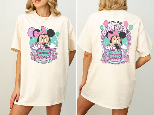 'It's My Birthday' Minnie Mouse T-Shirt: Adult Sizes