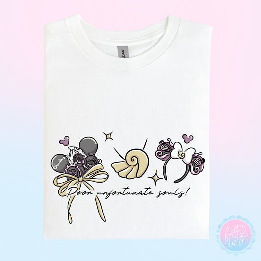 Ursula "Poor Unfortunate Souls" Ear Design T-Shirt