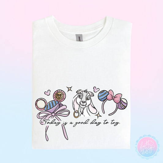 Esmeralda "Today Is A Good Day To Try" Character Hat Ear Design T-Shirt