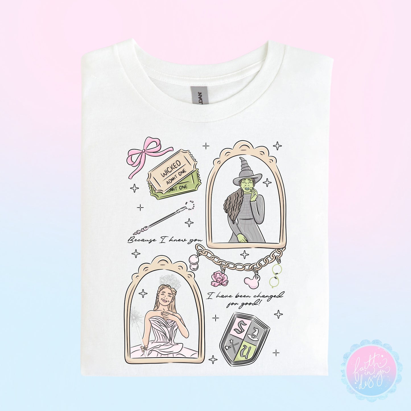 Wicked Glinda & Elphaba T-Shirt