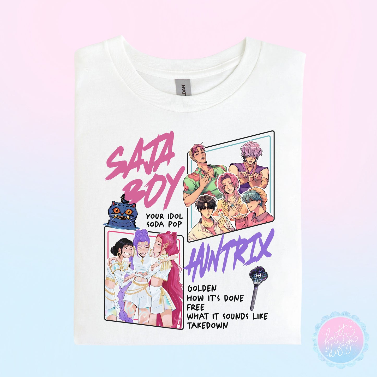 Kpop Demon Hunter Tracklist T-Shirt