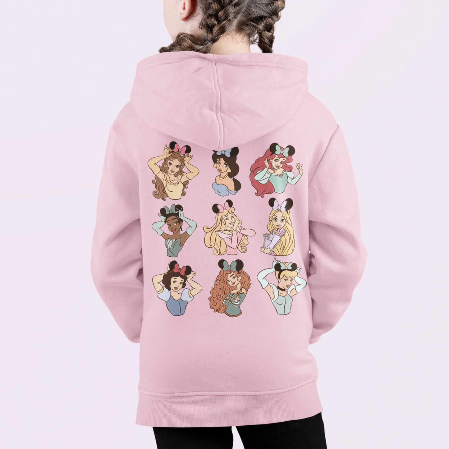 'In My Princess Era' Double Sided Print Pink Hoodie: Kids