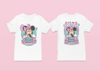 'It's My Birthday' Minnie Mouse T-Shirts: Kids Sizes