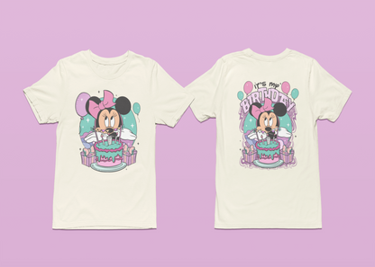 'It's My Birthday' Minnie Mouse T-Shirts: Kids Sizes