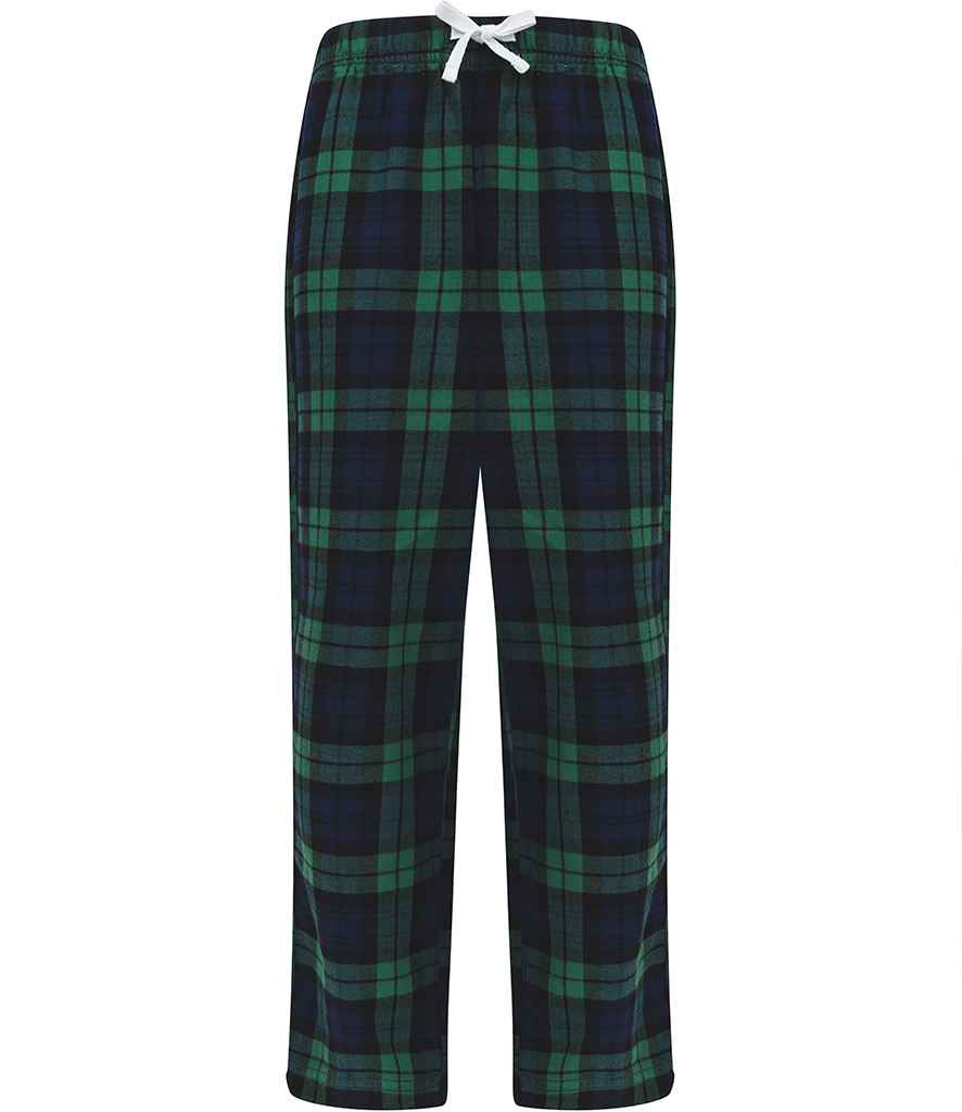 Navy and Green Baby and Kids Pyjama Bottoms
