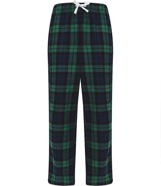 Navy and Green Baby and Kids Pyjama Bottoms