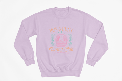Easter 'Hop & Hunt Bunny Club' Kids Sweatshirt
