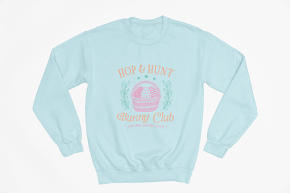 Easter 'Hop & Hunt Bunny Club' Kids Sweatshirt