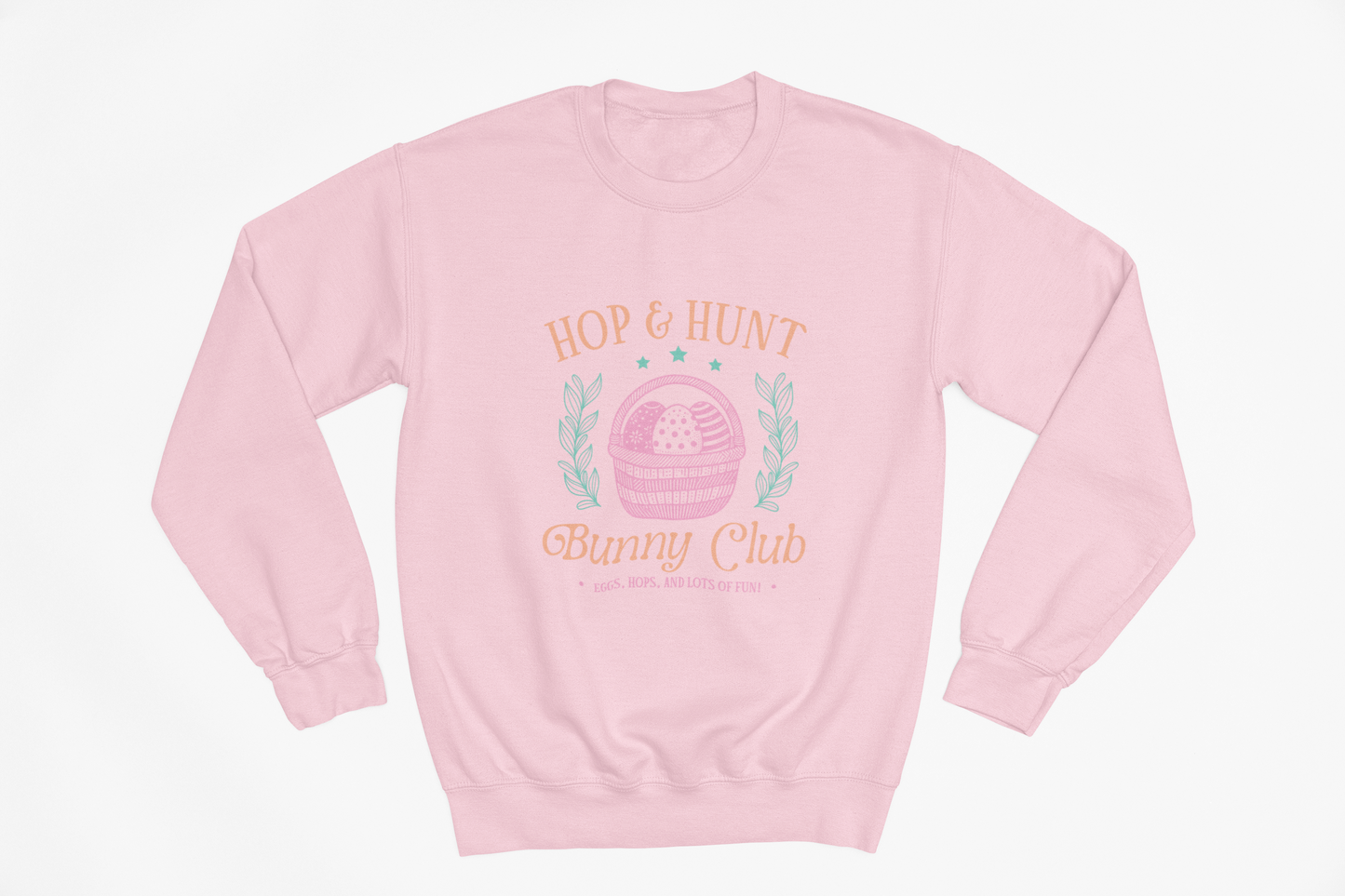 Easter 'Hop & Hunt Bunny Club' Kids Sweatshirt
