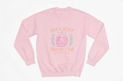 Easter 'Hop & Hunt Bunny Club' Kids Sweatshirt