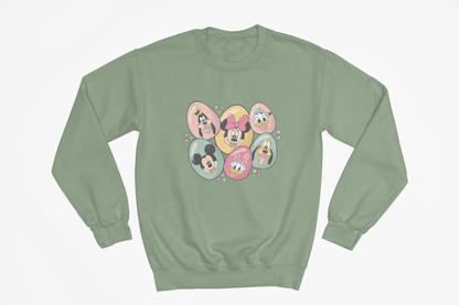 Easter Egg Friends Kids Sweatshirt