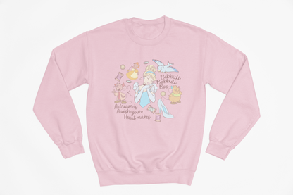 Cinderella Bibbidi Bobbidi Boo Pink Jumper: Adult and Kids Sizes