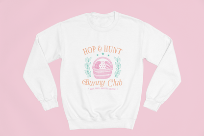 Easter 'Hop & Hunt Bunny Club' Kids Sweatshirt