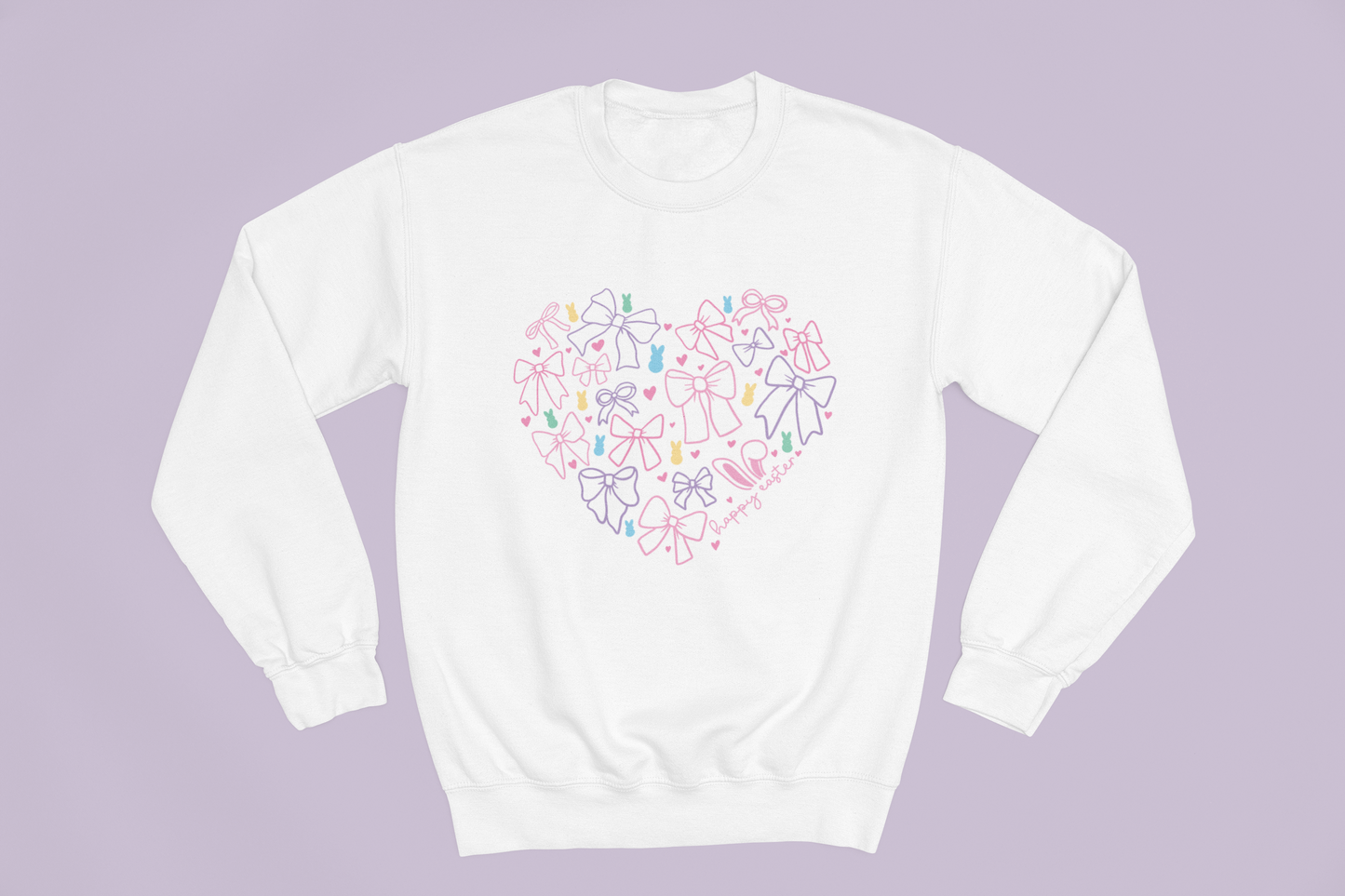 Easter Heart Kids Sweatshirt