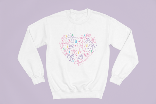 Easter Heart Kids Sweatshirt