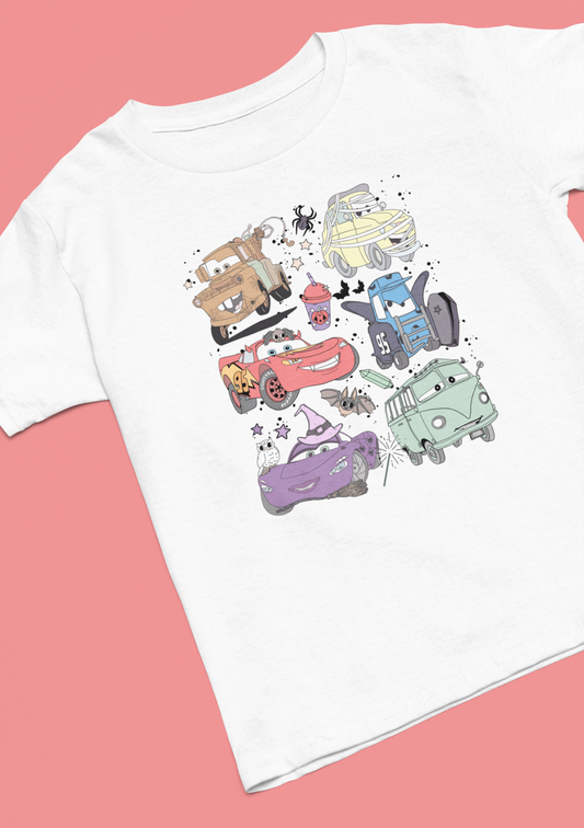 Creepy Cars Halloween T-Shirt: Kids