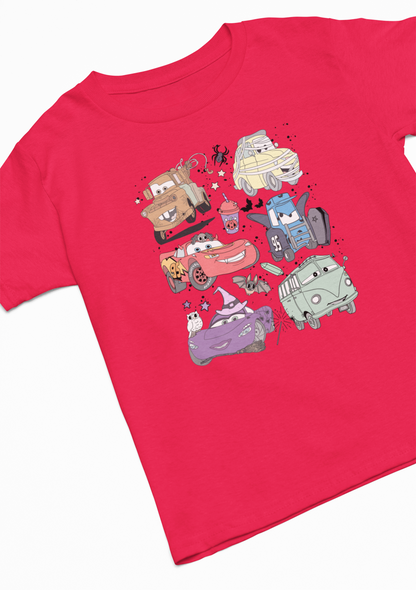 Creepy Cars Halloween T-Shirt: Kids