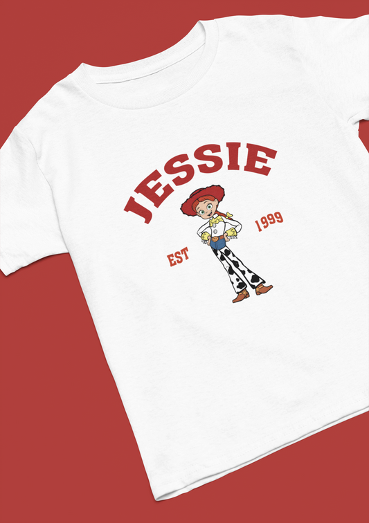 Jessie Est 1999 T-Shirt: Kids and Adults Sizes