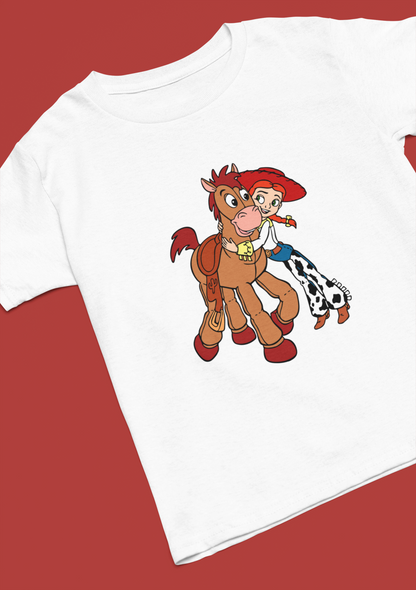 Jessie and Bullseye T-Shirt: Kids and Adults Sizes