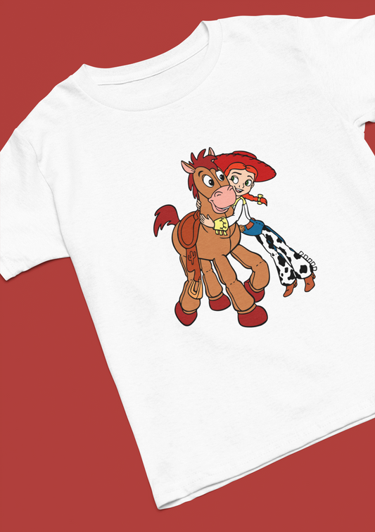 Jessie and Bullseye T-Shirt: Kids and Adults Sizes
