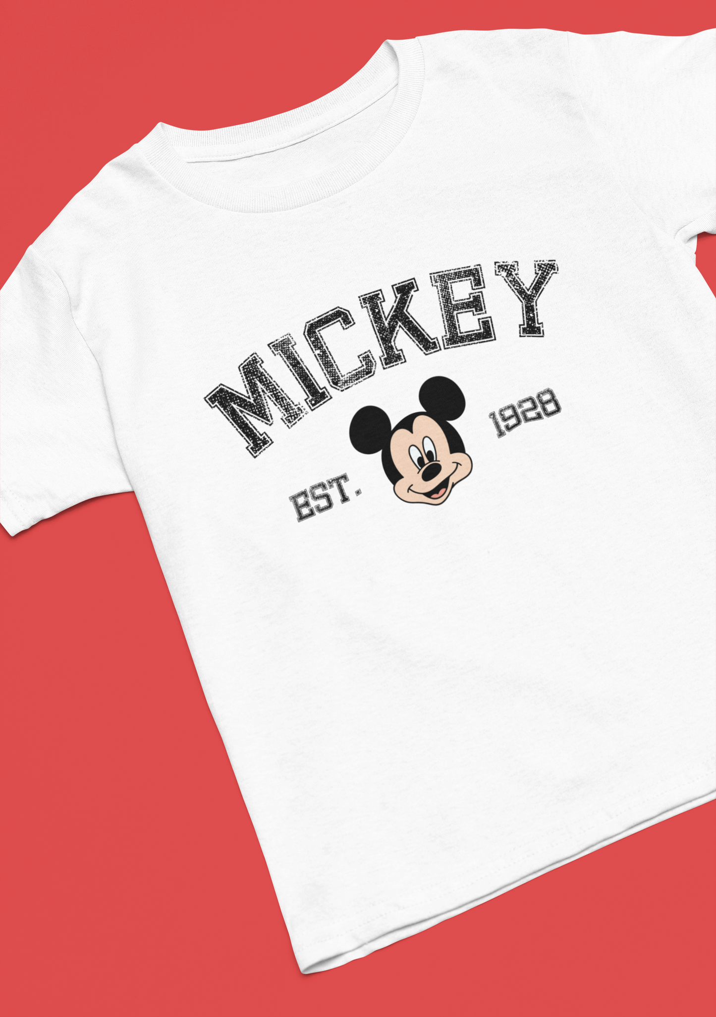 Mouse Est 1928 T-Shirt : Kids and Adults Sizes
