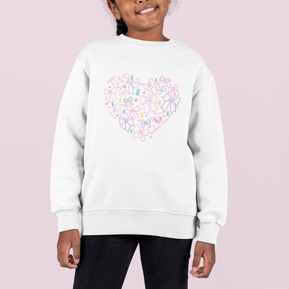 Easter Heart Kids Sweatshirt