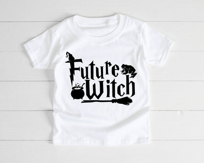 Future Witch or Wizard Magical Halloween Baby Vest, Sleepsuit or Kids T-Shirt
